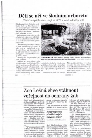 Szen devin v arboretu zvtit